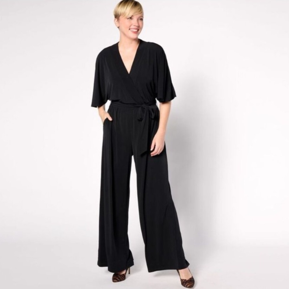 BEAUTIFUL by Lawrence Zarian Women's Jumpsuit Jumpsuits Black Medium NWT